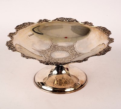 Lot 36 - An Edwardian silver tazza, Cooper Brothers &...