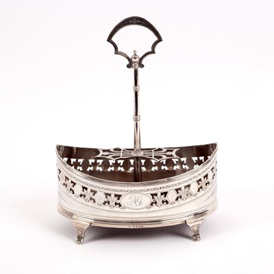 Lot 76 - A George III silver cruet stand, Peter & Ann...