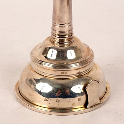 Lot 118 - A modern silver wine funnel, J.A Campbell,...