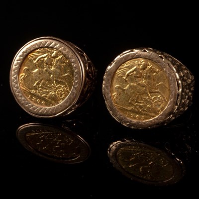 Lot 204 - Two Edward VII half sovereigns, 1905/1906,...