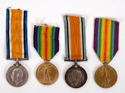 Lot 295 - Pair (2), British War and Victory Medals...