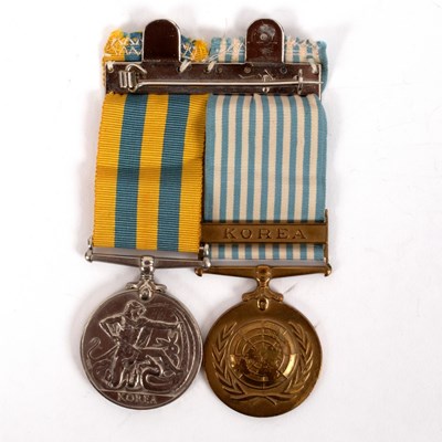 Lot 303 - A 'Glorious Glosters' pair to Private D. Marks,...