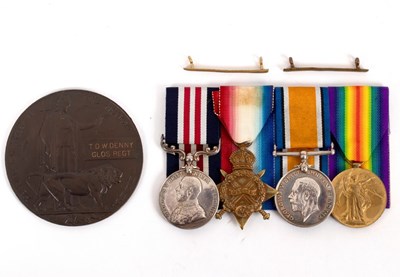 Lot 312 - A WWI 'Salonika Campaign' and casualty M.M....