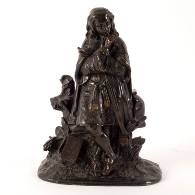 Lot 373 - After L'Abare/Le Tartuffe/bronze, 23cm high