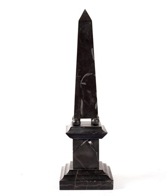 Lot 382 - A decorative obelisk, 40cm high