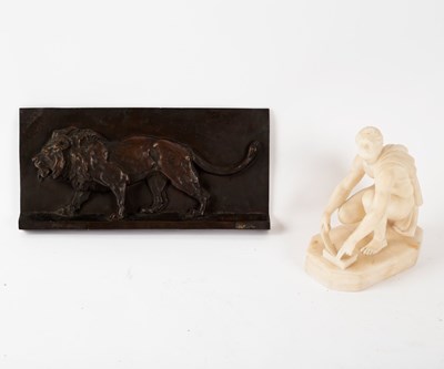 Lot 383 - After Antoine-Louis Barye (1795-1875)/Lion de...