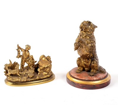 Lot 387 - A 19th Century French gilt bronze novelty...