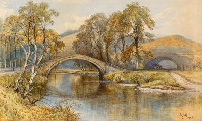 Lot 423 - John Syer (1815-1885)/Bridge Over A...