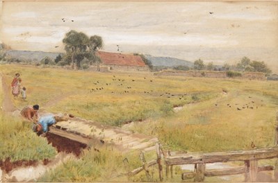 Lot 464 - Albert Goodwin RWS (1845-1932)/Boxley...