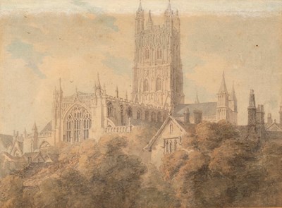 Lot 465 - Thomas Hearne (1744-1817)/Gloucester Cathedral...