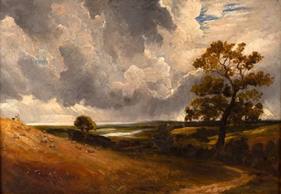 Lot 492 - Mid 19th Century English School/Landscape with...