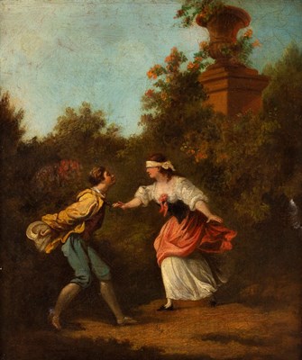 Lot 507 - Follower of Fragonard/Blind Man's Buff/oil on...