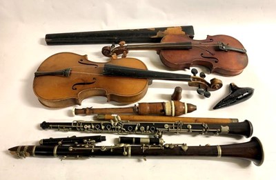 Lot 582 - A 19th Century French oboe by A Guerin,...