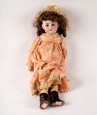 Lot 598 - An Armand Marseille bisque head doll, marked...