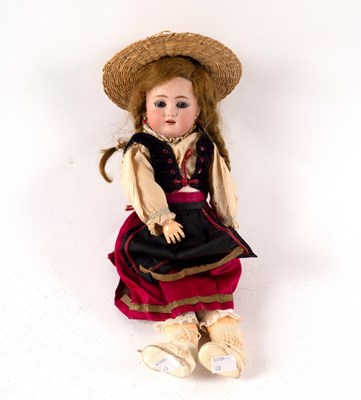 Lot 603 - A Simon & Halbig for S & C bisque head doll...