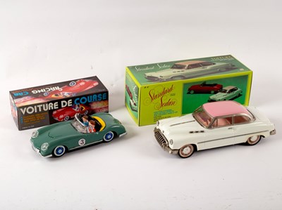 Lot 612 - A Voiture de Course pale green racing car,...