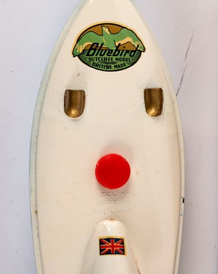 Lot 625 - A Sutcliffe tin plate model Bluebird, 27.5cm...