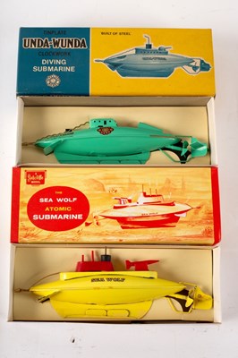 Lot 628 - A Sutcliffe Seawolf atomic yellow submarine...