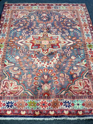 Lot 684 - A Lilihan rug, the pale blue ground with...