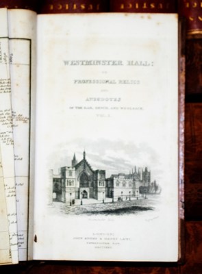 Lot 737 - Westminster Hall, 3 vols., 1825. 12mo....