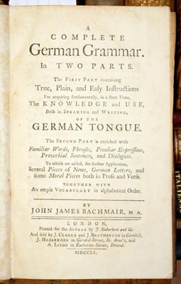 Lot 743 - Bachmair, John James. A Complete German...