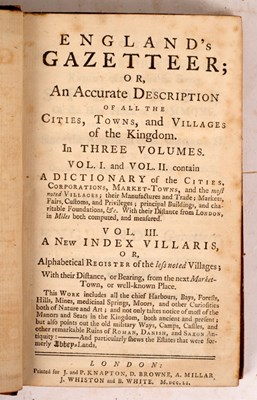 Lot 784 - Whatley, Stephen England's Gazetteer, 3 vols.,...