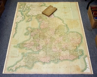 Lot 803 - Cary's Six Sheet Map of England & Wales With...