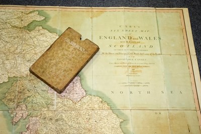 Lot 803 - Cary's Six Sheet Map of England & Wales With...
