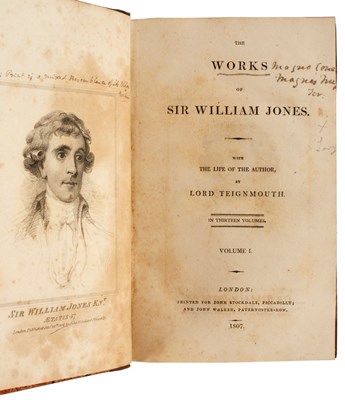 Lot 828 - Jones, Sir William. The Works, 13 vols., 1807....