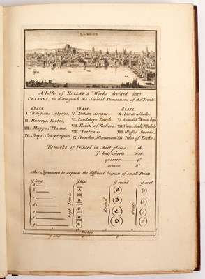 Lot 843 - Hollar, Wenceslaus. A Description of the Works....