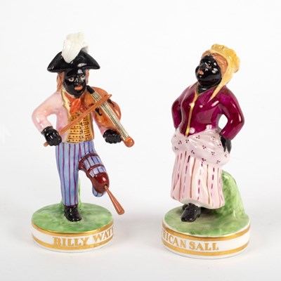 Lot 919 - A pair of Sampson Hancock figures of Billy...