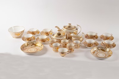 Lot 966 - A Minton part tea and coffee service, circa...