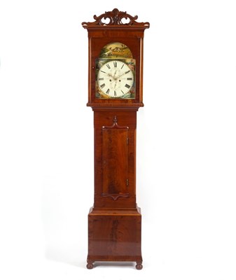 Lot 1016 - An eight-day longcase clock, J Gibson,...