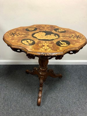 Lot 1084 - A 19th Century Black Forest walnut and...