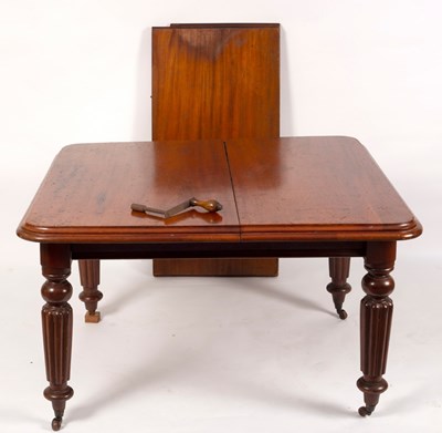 Lot 1089 - A Victorian mahogany extending table on...