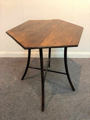 Lot 1144 - An early 20th Century folding fruitwood table,...