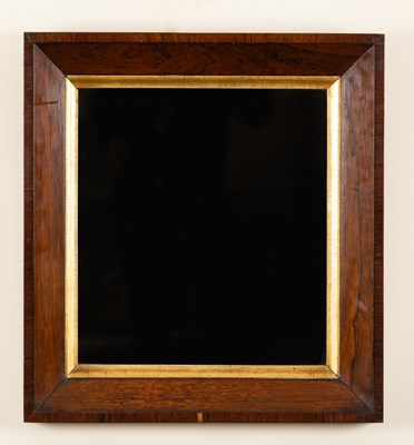 Lot 10 - An early 19th Century rosewood wall mirror...