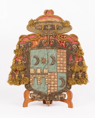 Lot 26 - A late 16th Century Spanish applique and...