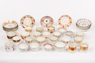 Lot 37 - A collection of tea and coffee cups and...