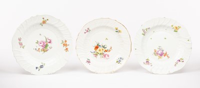 Lot 107 - A pair of Vienna soup plates, late 18th...