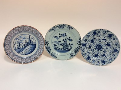 Lot 115 - An 18th Century Bristol tin glazed plate,...