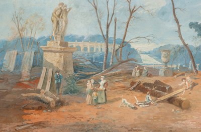 Lot 137 - After Hubert Robert (French 1733-1808)/Le...