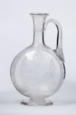 Lot 162 - A Thomas Webb & Sons claret jug, circa 1880,...