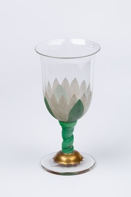 Lot 165 - A Richardson's 'Waterlily' goblet, designed by...