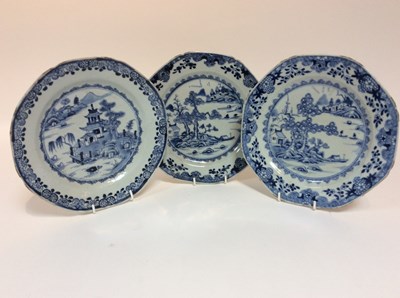 Lot 177 - An early 19th Century Chinese octagonal plate...