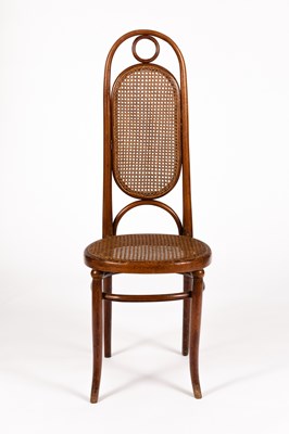 Lot 198 - A Thonet bentwood chair with arch top cane...