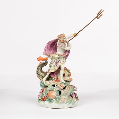 Lot 205 - A Derby figure of Neptune, circa 1765-70,...