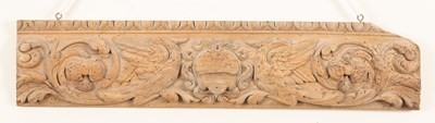 Lot 212 - An 18th Century lime wood frieze panel, carved...