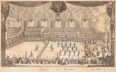 Lot 279 - Jacques Callot (French 1592-1635)/Combat à la...