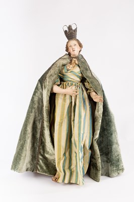 Lot 292 - A Neapolitan crib figure of the Madonna of...